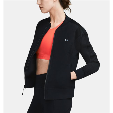 Women's UA Mixed Media Woven Bomber Jacket