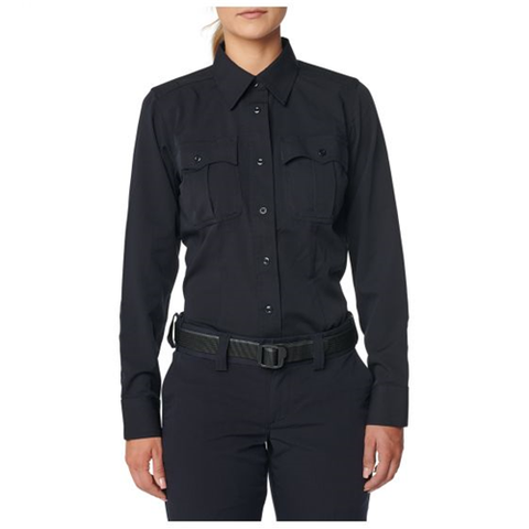 Women's Class A Flex-tac Poly-wool Twill Long Sleeve Shirt