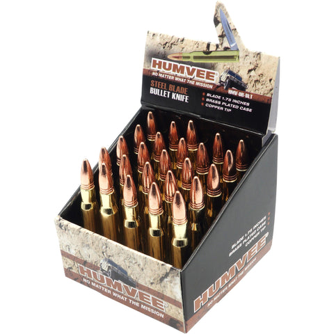Bullet Knife Display Box Of 25