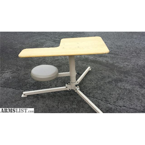 Br Pivot Shooting Bench, Butcher Block T