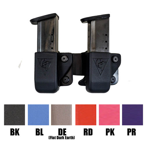 Twin Magazine Pouch W/ Belt Clip
