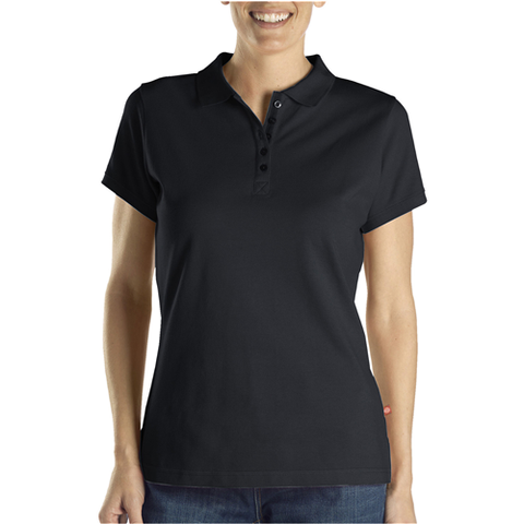 Women's Solid Piqué Polo Shirt