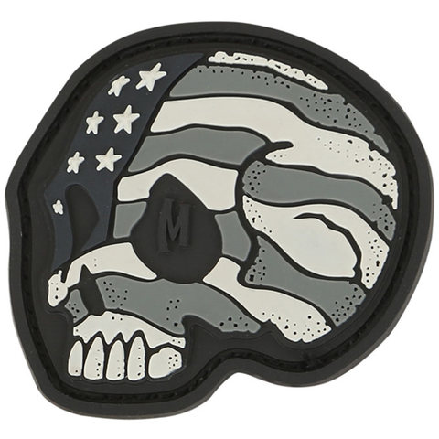 Stars And Stripes Skull Patch