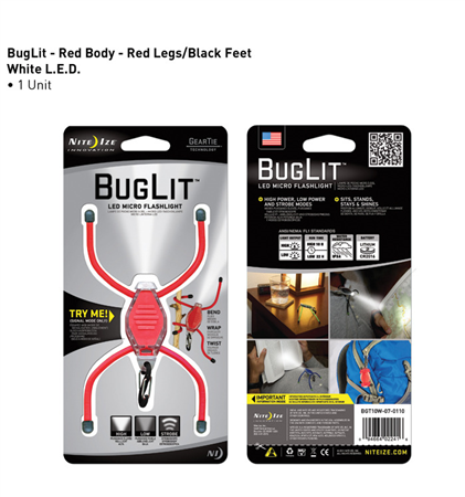 BugLit LED Micro Flashlight