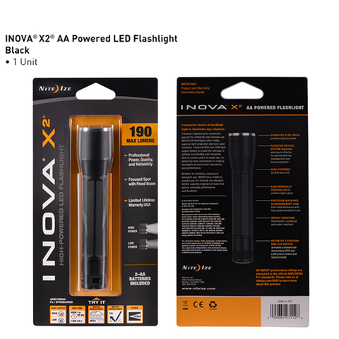 X2 - AA Powered LED Flashlight
