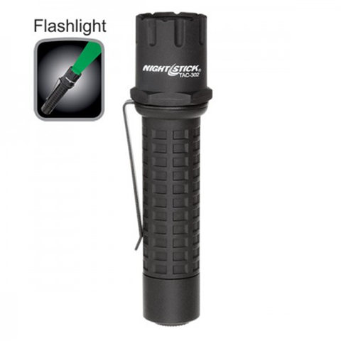 Polymer Tactical Flashlight - Green Led