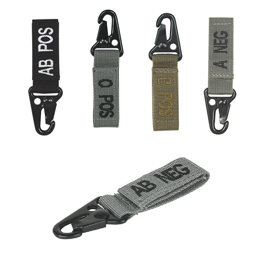 Embroidered Blood Type Tags (A-)